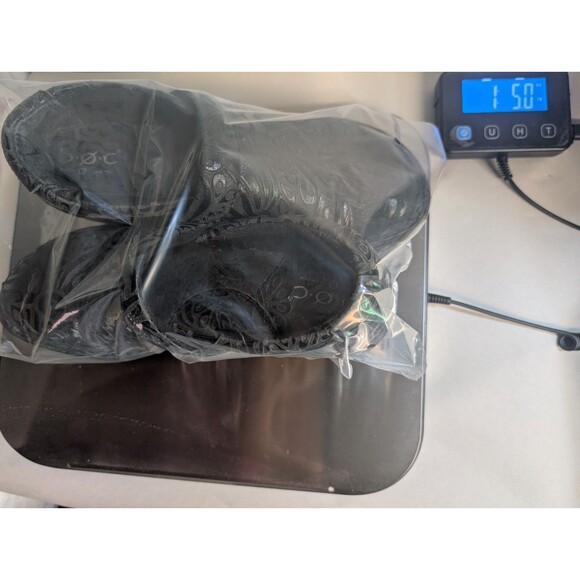 BOC BORN Concept Size 6 "Peggy" Women`s Black Leather Tooled Slip On Clogs Shoes - Picture 7 of 7